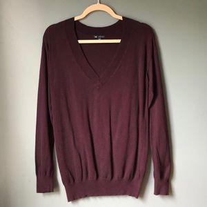 Deep Burgundy Gap Sweater W Cashmere Size M